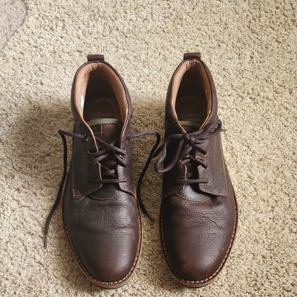 Clarks Dark Brown Chukka Boots